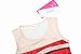 ReliBeauty Little Girls Digital Print Princess Moana Dress, Red, 3T