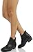 Soda Women's Chelsea Faux Leather Elastic Side Panel Ankle Boots Dress, Black, 8 M US