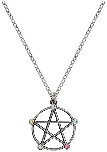 Wiccan Elemental Pentacle Necklace by Alchemy Gothic, England