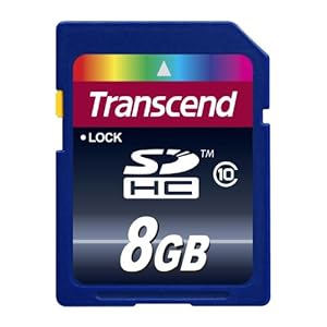 【Amazon.co.jp限定】Transcend SDHCカード 8GB Class10 (無期限保証) TS8GSDHC10E (FFP)