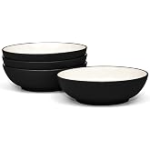 Noritake Colorwave Graphite Set of 4 Coupe Cereal Bowls, 7", 27 oz.