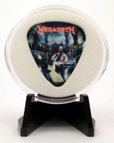 Megadeth "Zombies" 2013 Guitar Pick With MADE IN USA Display Case &amp; Easel