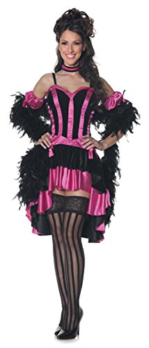 Underwraps Women's Ooh La La, Black/Pink, Large
