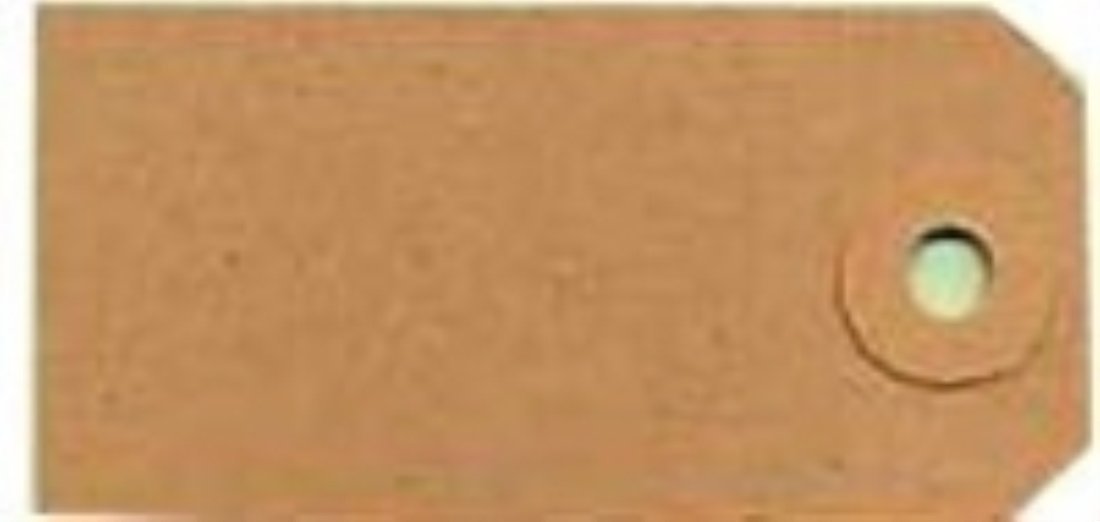 Merit Unstrung Tag 108x54mm Buff Ref TG8024 [Pack of 1000]