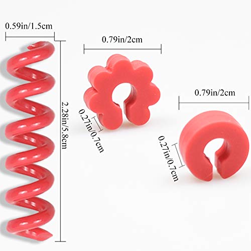 30 Pcs Silicone Drink Markers Wine Glass Charms Markers Drink Markers for Champagne Flutes Cocktails Martinis Wine Glass 3 Size