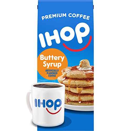 IHOP BUTTERY SYRUP FLAVORED GROUND COFFEE, 11 OZ BAG