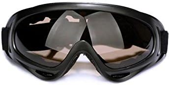 Motorcycle Goggles, Outdoor Glasses Eyewear Weatherproof Dirt Sand Wind Dust Protective Sunglasses Tactical Goggles to Prevent Particulates (Brown)