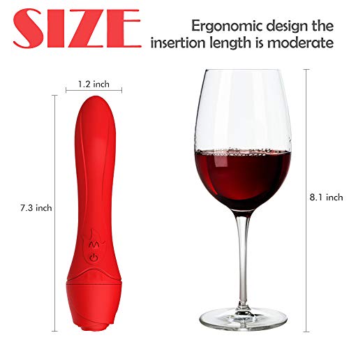 G Spot Vibrator Dildo for Women and Couple with 10 Strong Vibration Roating Heating Modes for Quick Orgasm for Effortless Insertion Clitoris Nipple Vagina Massagers Adult Sex Toys
