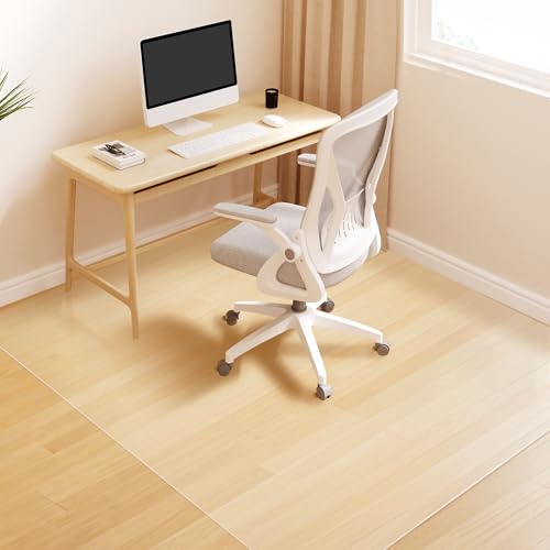 【2mm厚で強力保護】TITIROBA チェアマット 透明 床保護マット 150×190cm 床傷防止 防音 ゲーミング 冷蔵庫 24EC003
