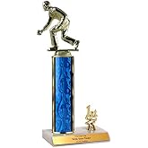 Bocce Ball Trim Trophy - 11"