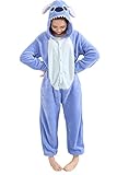 Duraplast Adult Women's Sleepwear Winter Onesies Pajamas Costume Sleep Bag (Blue,XL)