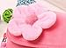 Hosaire Girl Bag Plush Flower Mini Handbag Shoulder Bag Messenger Bag for Toddlers Preschoolers Pink