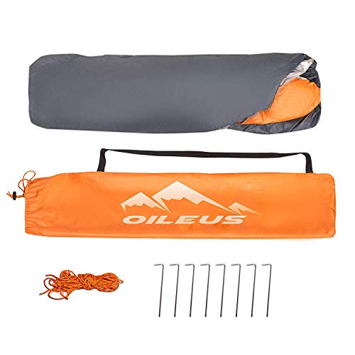 Oileus XLarge 4 Person Beach Tent Sun Shelter Portable Sun Shade Instant Tent for Beach with