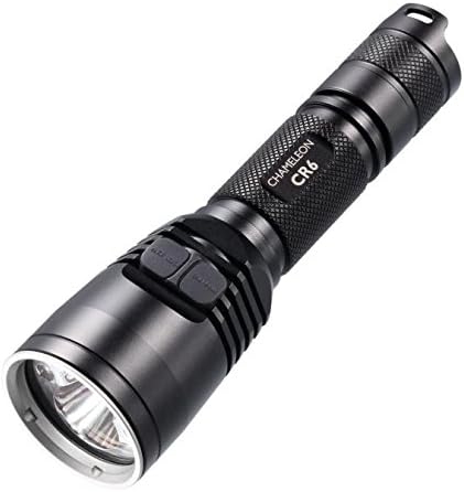 TOMIN NITECORE CR6 440 Lumens CREE XP-G2 R5 LED Flashlight Torch Chameleon Series Primary Red Ligth Highlight Flashlight for Gear,Hunting,Law Enforcement Military,Outdoor/Camping,Search