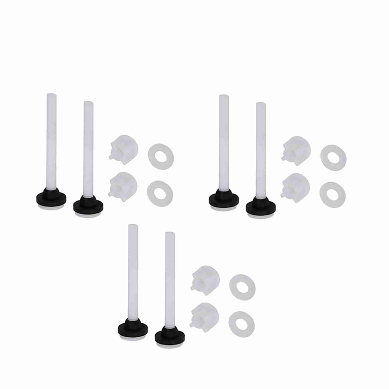 Screw Set Professional Aging Resistant Excellent Toughness Stable Lightweight Rubber Screws Toilet Closestool Water Tank Fixings Fitting Accessory