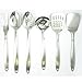 6 Stainless Steel Kitchen Cooking Utensil Set Serving Tools Server Spatula Spoonthumb 1