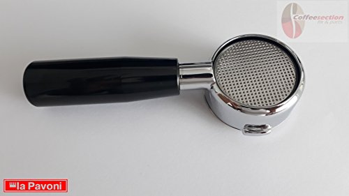 La Pavoni - Bottomless portafilter - 2cup, spout 54 mm - Millennium, Lever