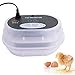 Smartxchoices Digital Mini Egg Incubator 9-12 Eggs with Fully Automatic Turning Humidity Control Poultry Hatcher for Chickens Ducks Goose Birds