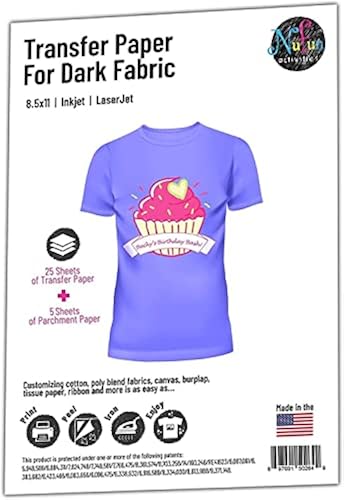 NuFun Activities Printable Iron-on Heat Transfer Paper for T