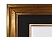 Golden State Art 11x14 Frame for 8x10 Diploma/Certificate, Dark Gold color. Includes Black Over Gold Double Mat and Real Glass