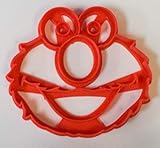 SESAME STREET ELMO COOKIE MONSTER BIG BIRD CHARACTERS SET OF 3 SPECIAL OCCASION COOKIE CUTTERS FONDANT BAKING TOOL 3D PRINTED USA PR1005