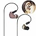 RNGING S9 Dual Driver In-Ear Earphones, Wired Stereo Sport Earbuds with Mic and Noise-isolating Headphones,Dynamic Crystal Clear Sound, Ergonomic Comfort-Fit for Running, Workout, GYM