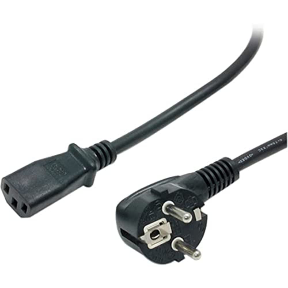 StarTech.com 6 ft 2 Prong European Power Cord for PC Computers - Schuko CEE7 Euro Plug to IEC320 C13 Power Cable (PXT101EUR)