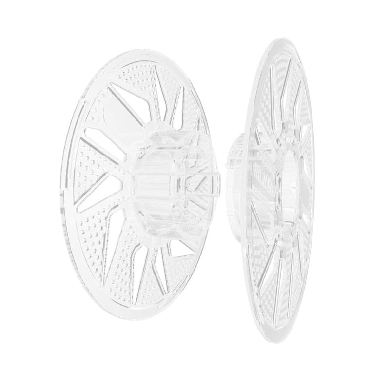 Photo 1 of 3D Printer Reusable and Removable Filament Spool, Clear Transparent Plastic Reusable Spool Fit for Bambu Lab 1.75mm PETG,PLA,ABS,TPU Refill 1kg (Filament Not Include)