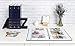 DesignOvation Traditional Photo Albums, Holds 300 4x6 Photos, Set of 4, Navy Blue