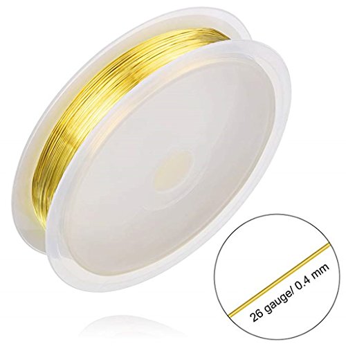 Kasmena 5 Rolls Jewelry Beading Wire,for Jewelry Making Supplies and Jewelry Repair,5 Assorted Colors - Thumbnail 3