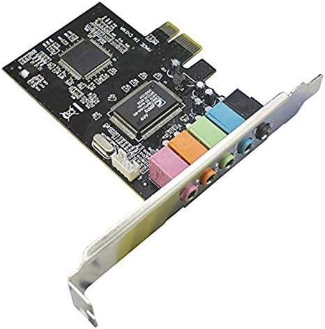 Scheda Audio PCI-E Audio, Desktop CMI8738 Scheda Audio Con Chip Audio Multicanale 5.1 Con CD Driver, Scheda Audio PCIe 5.1 Per 7 / Vista / XP 32/64 Bit - Foto 8