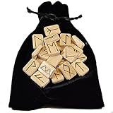 Wooden Runes Set Maple with Carved Elder Furthark