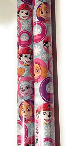 Paw Patrol Christmas Wrap Paper (2 Rolls) (Paw Patrol)