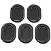 Red Hound Auto 5 Floor Drain Plugs 1999-2006 Compatible with Jeep Wrangler TJ Rubber Hole Cover Oval Shaped