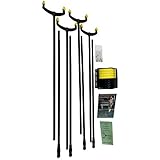 Allen Shuffleboard Premium Shuffleboard Set with Tournament Discs, 4 Continental Cues, Disc Carrier, Rules