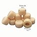 Renovators Supply Manufacturing Silicone Door Stopper Tip 5/8 in. Almond Color Premium Silicone Door Stopper Tips 10 Replacement Caps