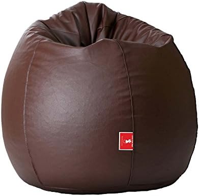 Comfy Bean Bags - Bean Bag - Size Jumbo - Filled with Bean Filler (Brown)