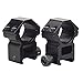 OTW Rings Mount Medium Profile Light Duty 1 Inch 2 Sets 20mm Picatinny Weaver Rail Scope Rings