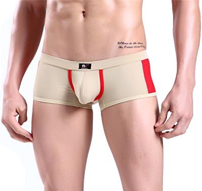 Apparelsales Mens Underwear Shorts Briefs Trunks Boxers Bulge Pouch Underpants Skin Color Large