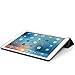 KHOMO iPad Pro 12.9 Inch Case 2017 2nd Gen. - Dual Twill Grey Super Slim Cover with Rubberized Back and Smart Feature