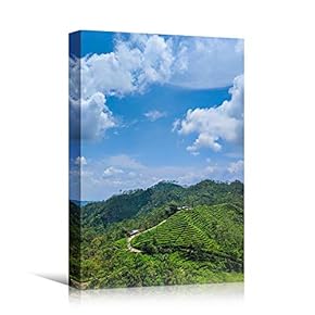 signwin Canvas Wall Art Mountain Skyline II Cool...