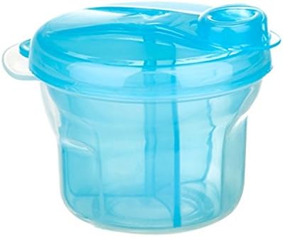 Babykings Powder Formula Dispenser and Snack Cup Dispenser Portable Travel Container Bottle Storage Blue