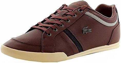 Lacoste Men's Rayford 7 Dark Burgundy Sneakers Shoes Sz: 10