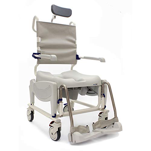 Photo 1 of Aquatec Ocean Ergo VIP Rolling Shower and Commode Wheelchair - Includes Reclining Chair