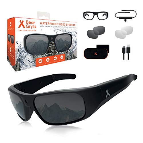 Bear Grylls Waterproof Action Camera Glasses (BGGLS1) with Full HD