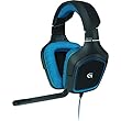 Logitech G430 - Auriculares Gaming de diadema cerrados USB (con micr&oacute;fono), color negro y azul