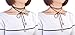 Besteel 2 PCS Necklaces for Women Long Black Velvet PU Leather Chain Tassel Necklace Set Coin Pendant