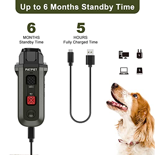 PATPET Dog Barking Control Devices Stronger Ultrasonic Anti Barking