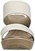 crocs Women's Leigh Ii 2-Strap W Wedge Sandal, Oatmeal, 9 M US