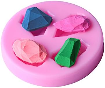 Chocolate Cake Mold Gemstone Silicone Mold Fondant Cake Decorating Tools Kitchen Restaurant Bar
